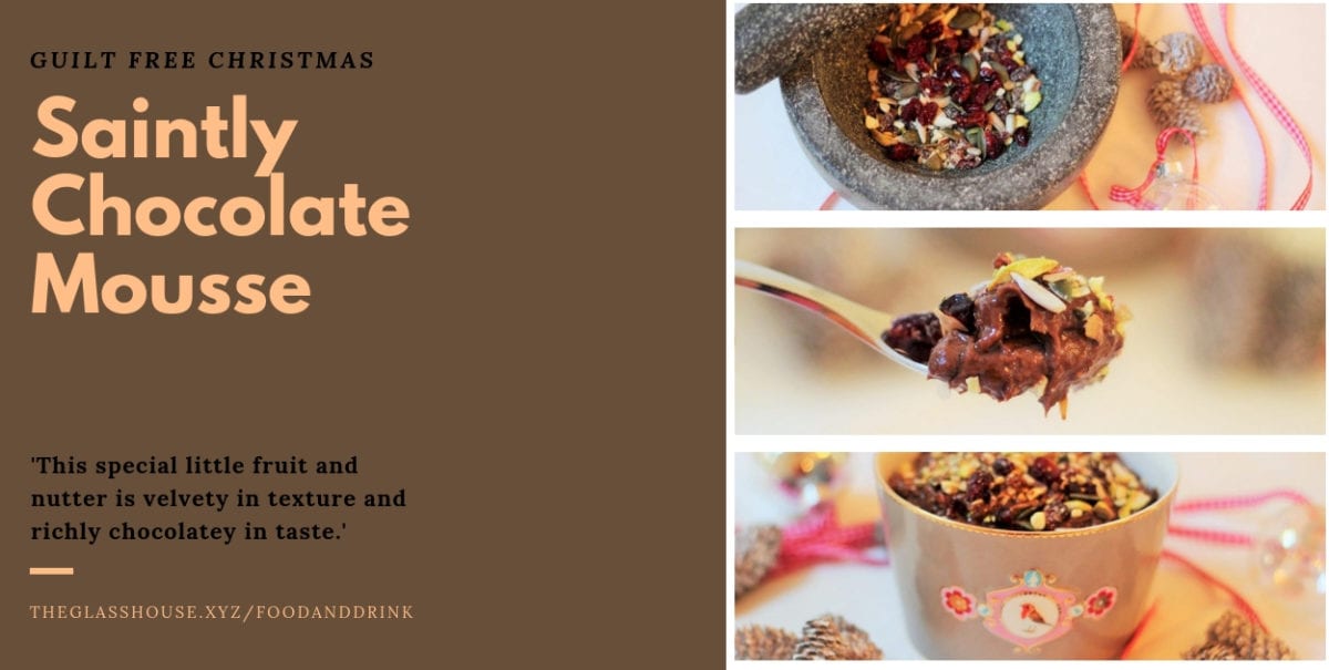 Saintly Chocolate Mousse - The Glass House Food & Drink